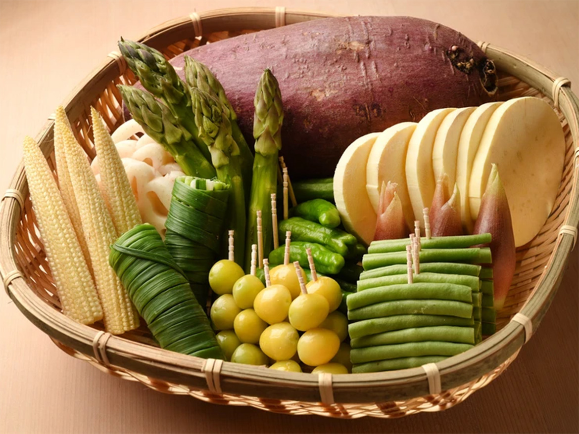 天ぷら 京星の食材